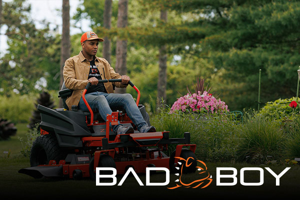 We work hard to provide you with an array of products. That's why we offer Bad Boy for your convenience.