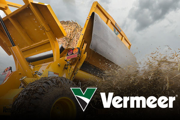 We work hard to provide you with an array of products. That's why we offer Vermeer for your convenience.