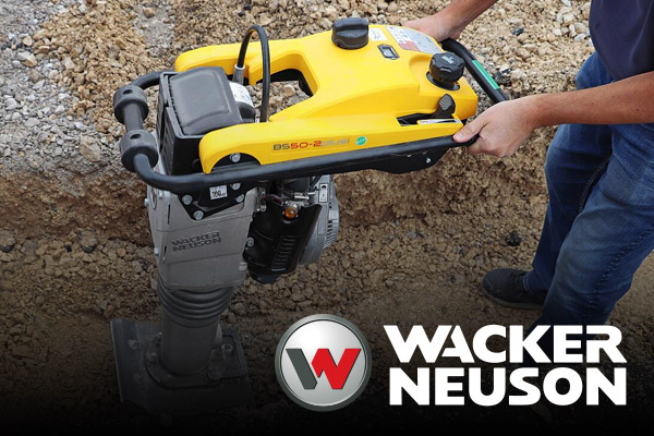 We work hard to provide you with an array of products. That's why we offer Wacker Neuson for your convenience.