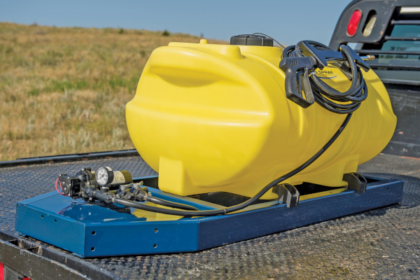 Ag Spray | Skid Sprayers | Model 5301445-BLU - 60 GALLON SKID SPRAYER,12V PUMP, 25' HOSE & SPRAYGUN for sale at King Ranch Ag & Turf