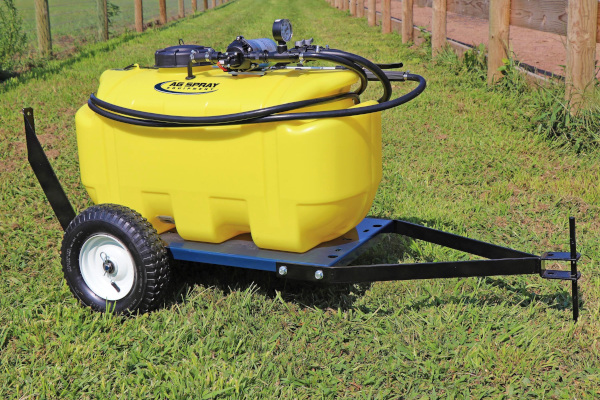 Ag Spray | Trailer Sprayers | Model 5302841-BLU - 25 GALLON TRAILER SPRAYER, 12V PUMP, HANDGUN, LESS BOOM for sale at King Ranch Ag & Turf