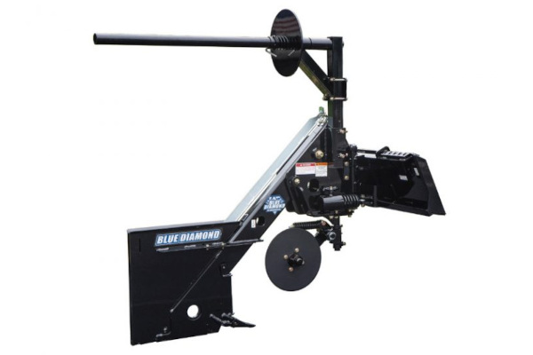 Blue Diamond Attachments | Tractor Attachments | Model 3-Point Hitch Silt Fence Installer for sale at King Ranch Ag & Turf