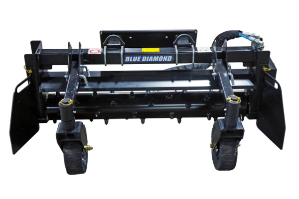 Blue Diamond Attachments Mini Power Rake - Standard Duty for sale at King Ranch Ag & Turf