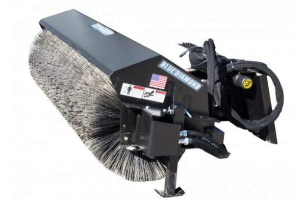 Blue Diamond Attachments Broom - Heavy Duty Angle Series 2 for sale at King Ranch Ag & Turf