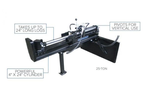 Blue Diamond Attachments Log Splitter - 25 Ton Traditional for sale at King Ranch Ag & Turf