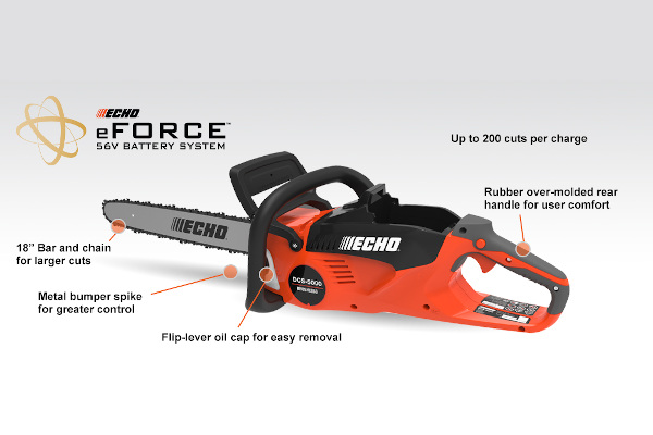 Echo | 56V Cordless | Model DCS-5000 for sale at King Ranch Ag & Turf