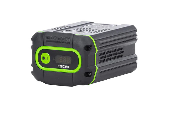 Greenworks | Batteries & Chargers | Model 82V 2.5Ah Battery with Bluetooth and Digital Readout (82BD250) for sale at King Ranch Ag & Turf