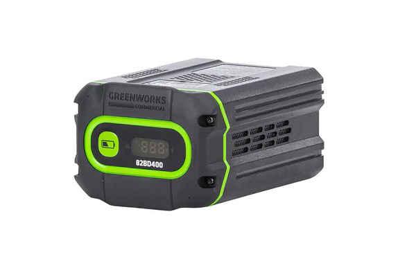 Greenworks | Batteries & Chargers | Model 82V 4Ah Battery with Bluetooth and Digital Readout (82BD400) for sale at King Ranch Ag & Turf