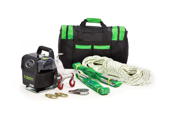 Greenworks 82W1MK 82V Battery Powered Portable Winch Kit (Tool Only + Accessories) for sale at King Ranch Ag & Turf