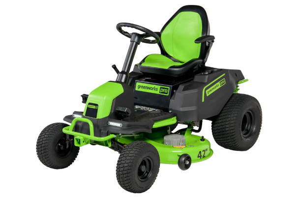 Greenworks | Residential Vehicles | Model 82V 42" CrossoverT Residential Lawn Vehicle (CRT428) for sale at King Ranch Ag & Turf