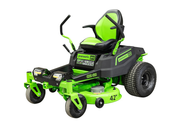 Greenworks 82V 42" CrossoverZ Ride-On Zero Turn Mower (CRZ428) for sale at King Ranch Ag & Turf