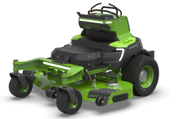 Greenworks | OptimusZ Zero Turn Mowers | Model OptimusZ 60” 18kWh Stand-On Zero-Turn Mower (CZ60S18X) for sale at King Ranch Ag & Turf