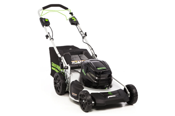 Greenworks | Lawn Mowers | Model 82V 21" Self-Propelled Lawn Mower Tool-Only (GMS210) for sale at King Ranch Ag & Turf