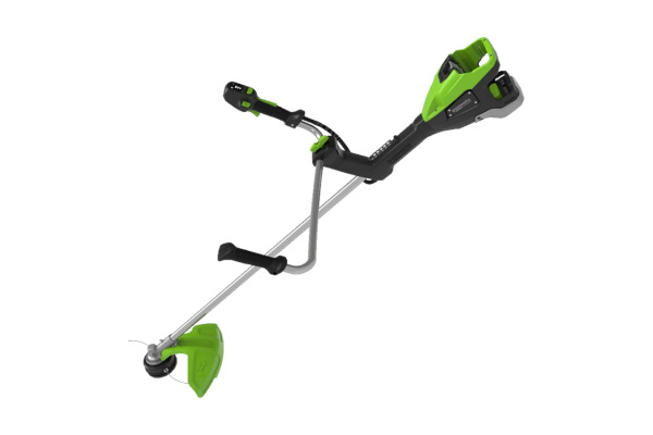 Greenworks Optimus 82V 2.0 kW Bike Handle String Trimmer (TB201H) for sale at King Ranch Ag & Turf