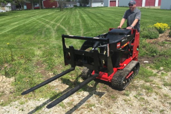 Premier Attachments | Mini Skid Steer Attachments | Mini Skid Steer Pallet Forks for sale at King Ranch Ag & Turf