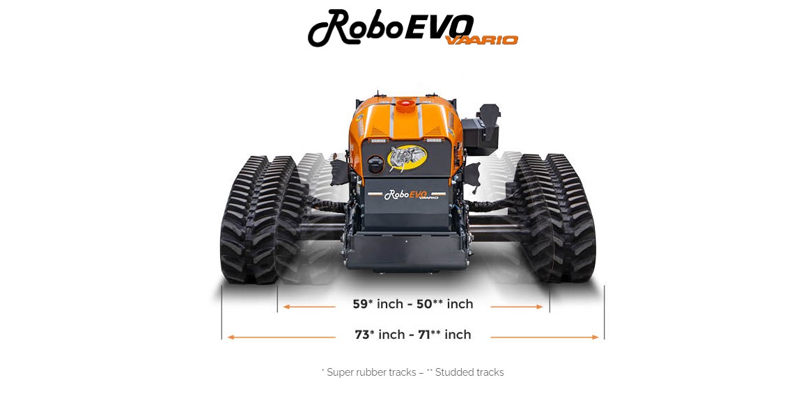 RoboEVO Vario dimensions