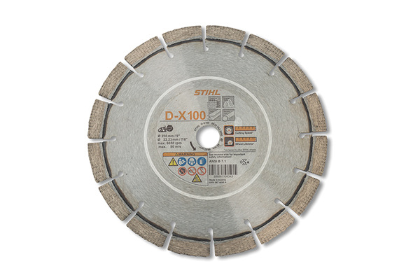 Stihl | Diamond Wheels | Model D-X 100 Diamond Wheel for Hard Stone/Concrete - Premium Grade for sale at King Ranch Ag & Turf