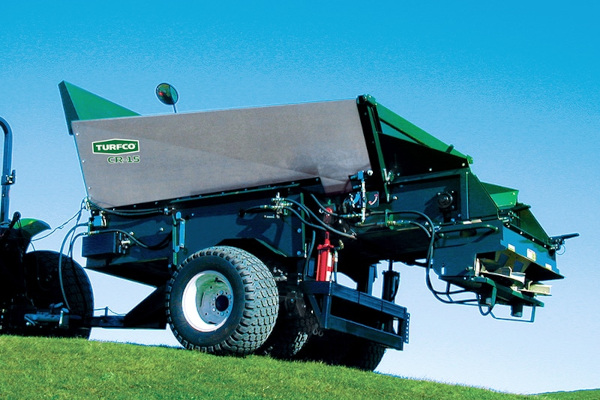 Turfco | Fairway Topdresser Material Handlers | Model CR-15 Large Area Topdresser & Material Handler for sale at King Ranch Ag & Turf