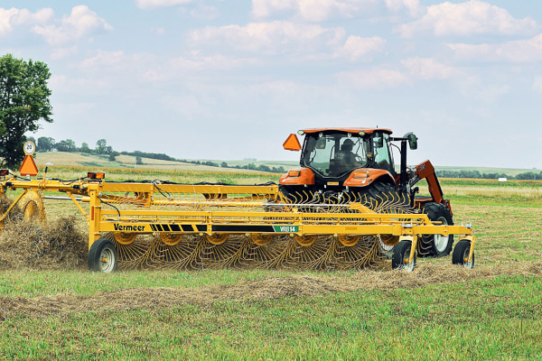 Vermeer VRB14 High-Capacity Bifold Wheel Rake for sale at King Ranch Ag & Turf